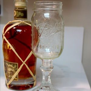 Mason Jar Crystal Stem